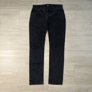 Hudson Blake Slim Straight Black Jeans Mens Size 31 Denim Pants 32x33 Casual